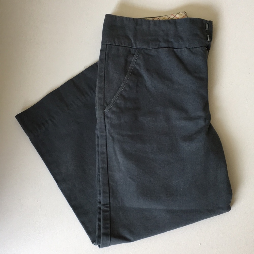 Marc Jacobs cropped cotton gray twill pants